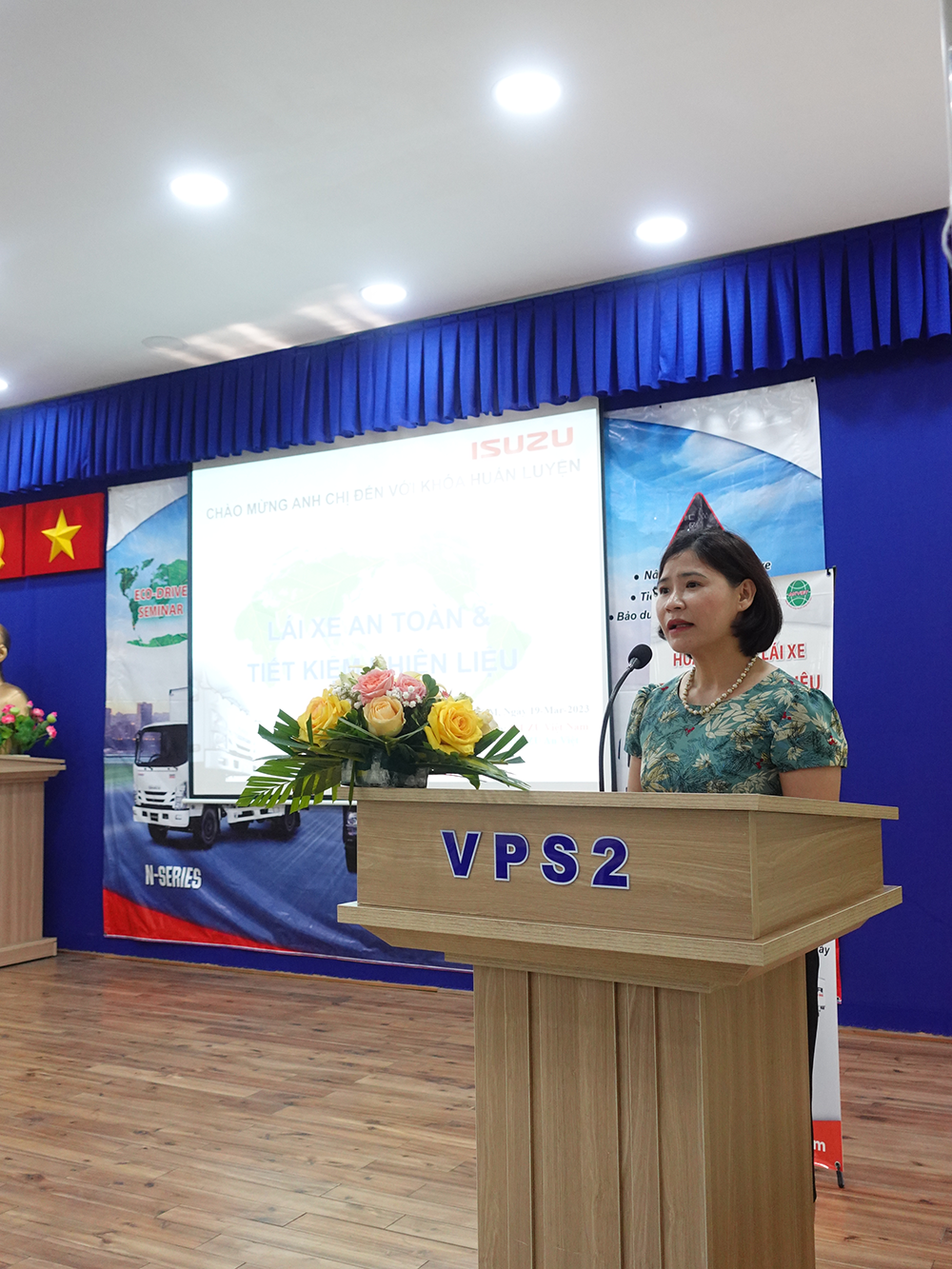 Đại diện Isuzu An Việt phát biểu chương trình