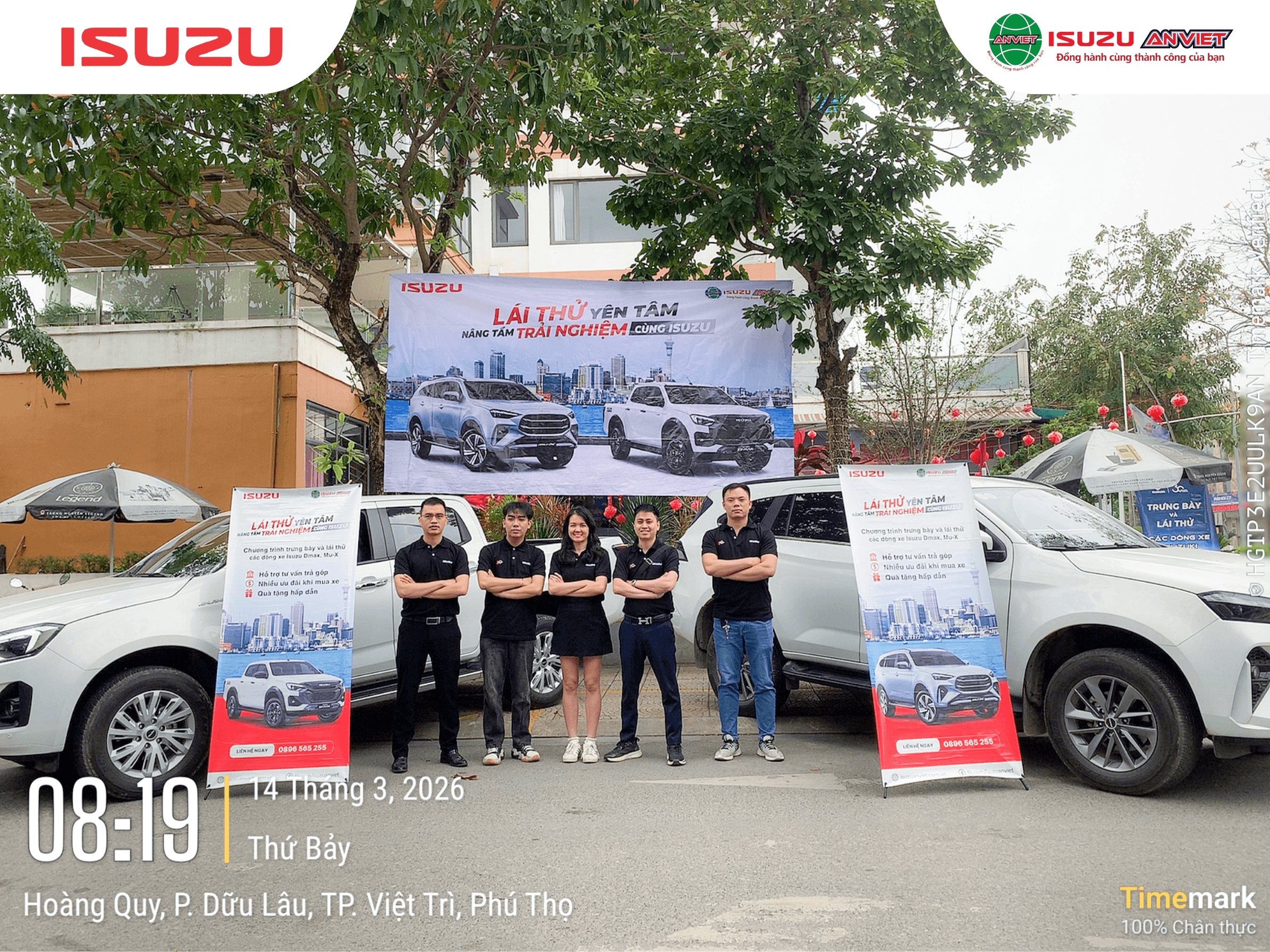 Isuzu An Việt – Trưng bày & Lái thử tại Phú Thọ