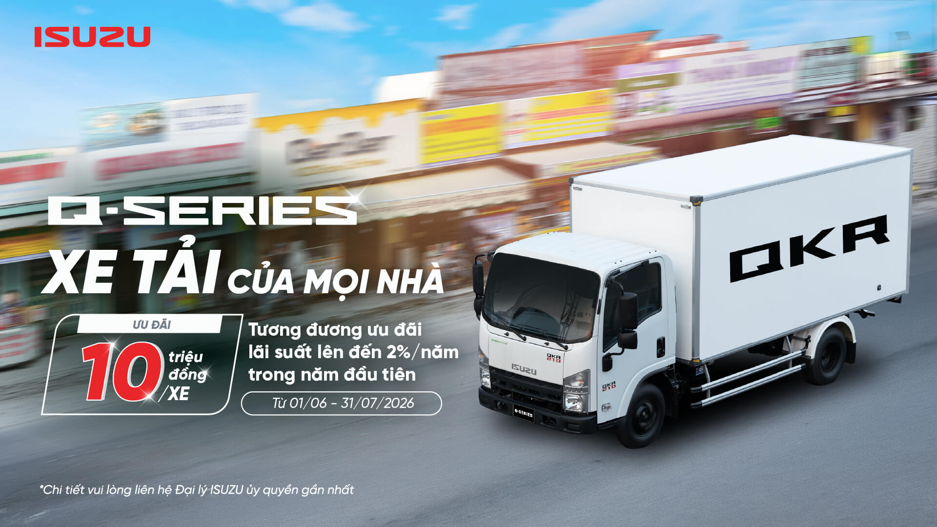 Thêm thời gian – Thêm cơ hội sở hữu xe tải chất lượng Nhật Bản