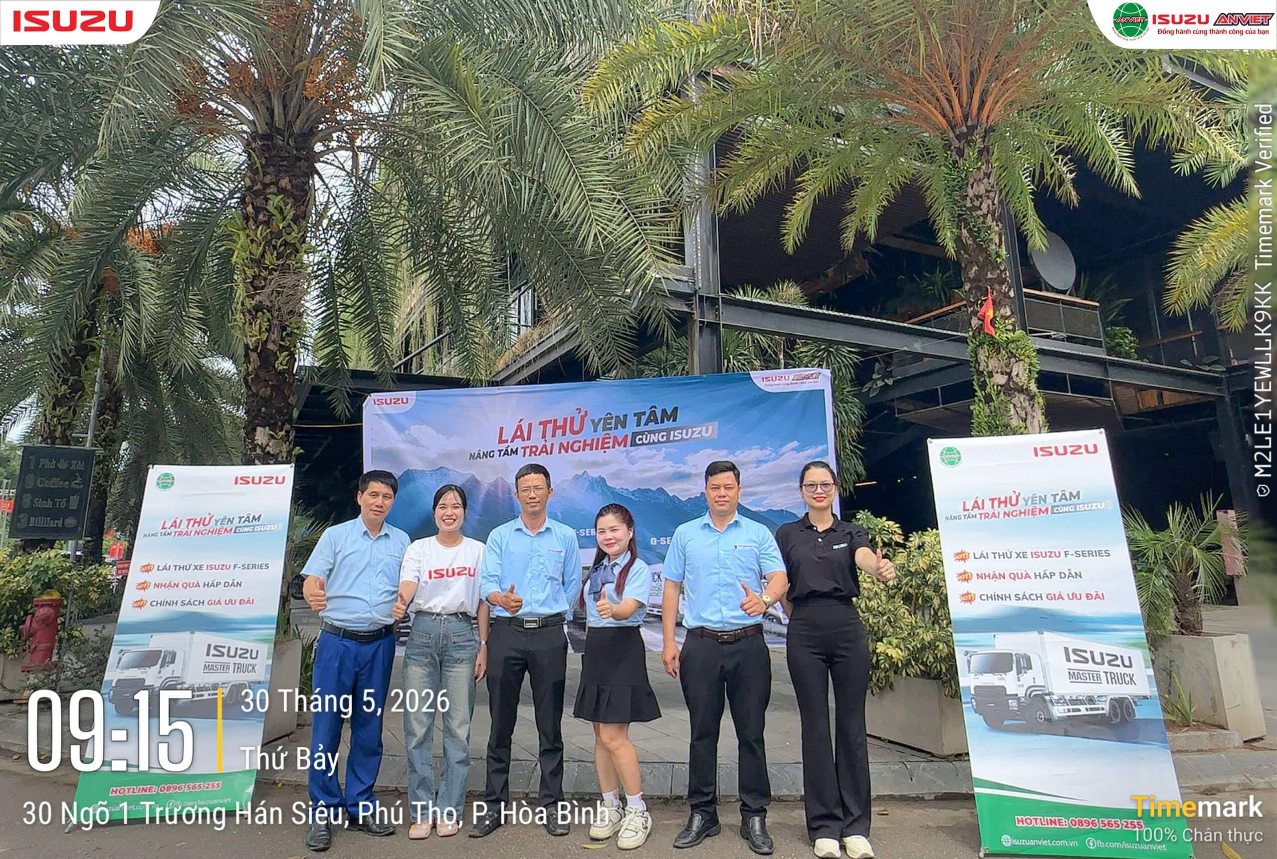 Chương trình trưng bày và lái thử xe tải Isuzu FSR700