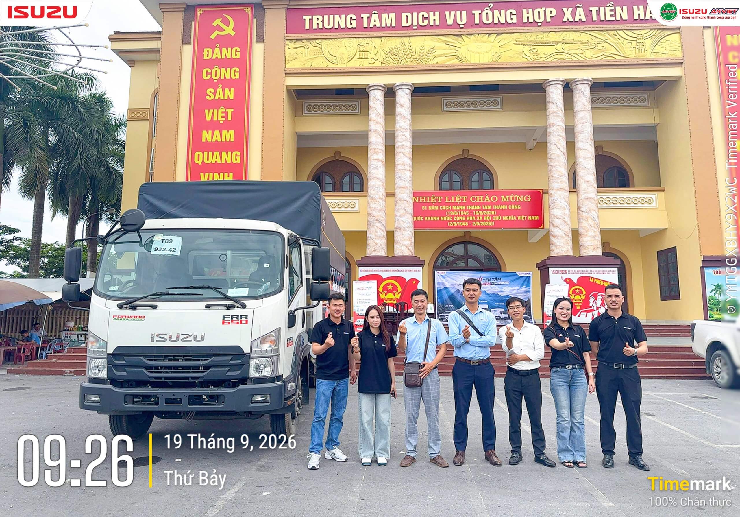 Lái thử xe tải Isuzu tại Tiền Hải cùng Isuzu An Việt
