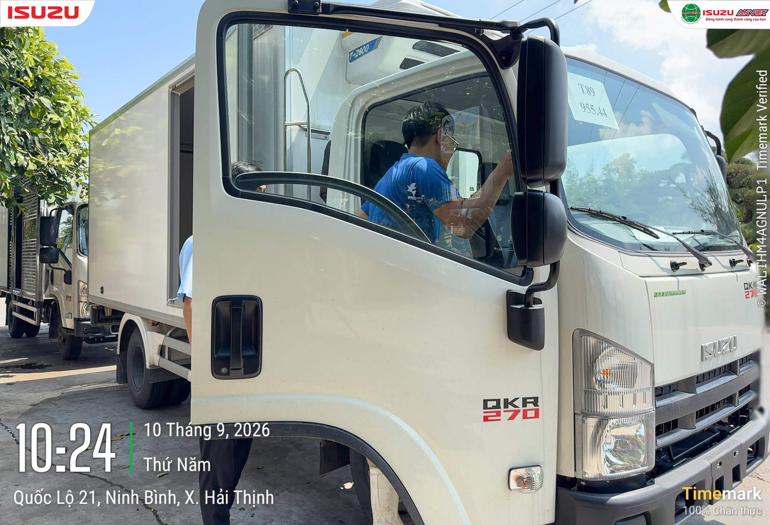 Khách hàng trải nghiệm Isuzu QKR Đông Lạnh